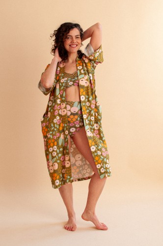 Kimono bambusowe in Tiny Garden Green