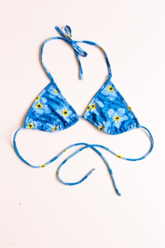 Góra od kostiumu bikini w kwiaty FORGET-ME-NOT